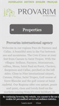 Mobile Screenshot of agence-provarim.com